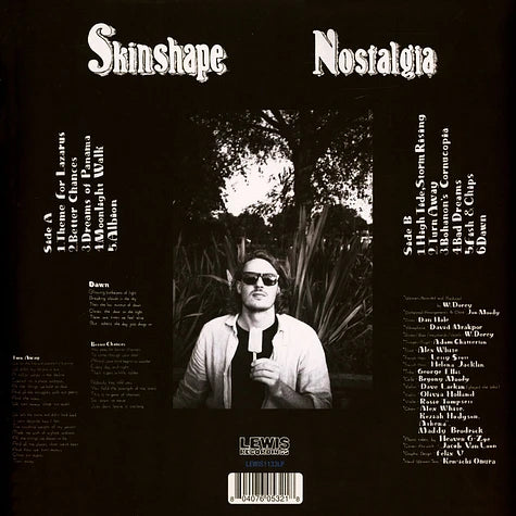 Skinshape ‎– Nostalgia (Limited Edition Sea Blue Vinyl Signed)